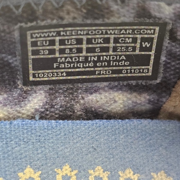 KEEN Womens Mary Jane Patchwork Multi Color Elastic Strap Shoes 1020334 Size 8.5 - Picture 6 of 7